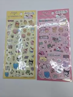 【新品】チェゴシム×サンリオキャラクターズ クリアシール A・B 2種セット