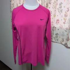 NIKE 長袖 トレーニングシャツ ピンクのサムネイル