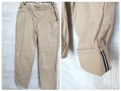 GLOBAL WORK リネンライクストレートパンツ ベージュ M 74198