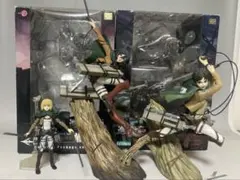進撃の巨人　フィギュア　コトブキヤ　ミカサ　エレン　figma アルミン
