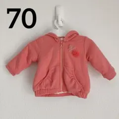 SIMPLE FREE フード付きトレーナー 70 冬服