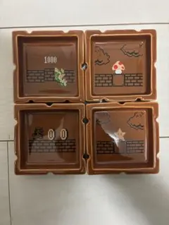 マリオ　一番くじ　任天堂　食器　4枚セット