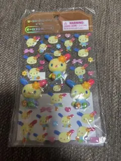 サンリオ　ウサハナ　オーロラ立体シール