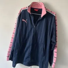 新品Puma ジャージ S~M ネイビー/ピンク