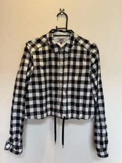tommy jeans ギンガムチェックシャツ　Sサイズ