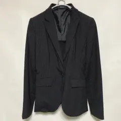 COMME CA ISM スーツセット パンツ ストライプ ブラック