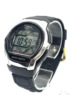 【稼働品】CASIOカシオ　ウェーブセプター　デジタルメンズ腕時計
