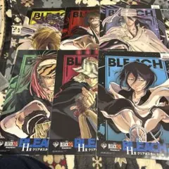 BLEACH一番くじ H賞クリアポスター6種セット