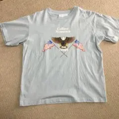 美品！ユナイテッドアローズ　爽やかブルーグレーTシャツ　半袖　フリーサイズ