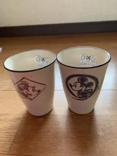 ディズニー　カップ　ミッキー&ミニー