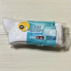 ホワイトソックス 3足組 24-26cm