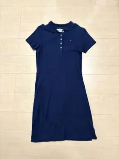 TOMMY HILFIGER ネイビー ポロワンピース