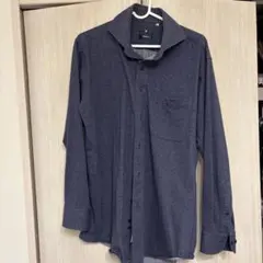 セレクト長袖シャツ L ダークブルー/ダークグレー/エンジストライプ　まとめ売り