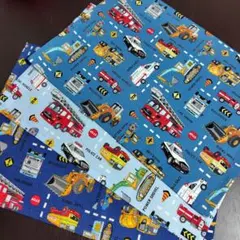 (431)ハンドメイドの小さい ランチョンマットx3枚セット