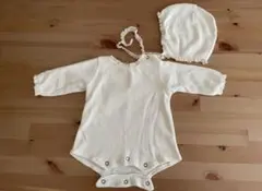 monbebe ワッフルロンパース 60