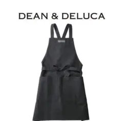 【新品】DEAN & DELUCA　ブラックエプロン&ポットホルダー　限定セットのサムネイル