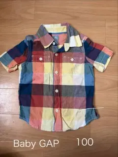 baby GAP チェック柄シャツ 100