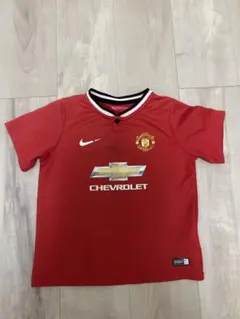 美品 NIKE 140 マンチェスターユナイテッド ユニフォーム DHL 半袖