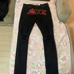 ICECREAM ダメージデニムパンツ