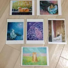 ねこイラスト ポストカード