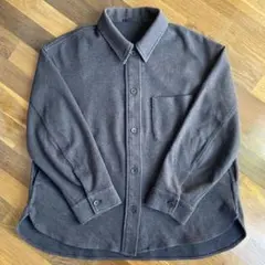 UNIQLO ブラッシュド ジャージー シャツジャケット