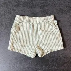 プチバトー ストライプベビーパンツ 12m/74cm