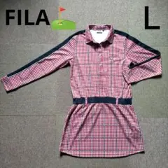 【美品】FILA GOLF フィラ ゴルフ ゴルフウェア ゴルフワンピース