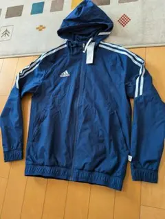 adidas ナイロンパーカージャケットネイビー新品タグ付き