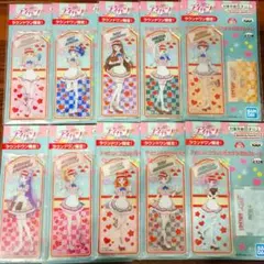 アイカツ ラウンドワン限定 スタンド付きアクリルプレート コンプ