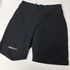 デサント MOVE SPORT ナイロンハーフパンツ ブラック DMMVJD83のサムネイル