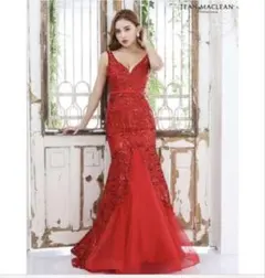 JEAN MACLEAN レッド マーメイドドレス