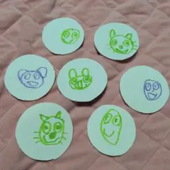 子どもの描いた絵7枚セット