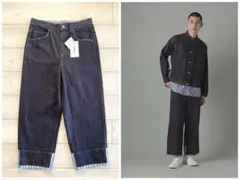 未使用タグ付 2025SS ZUCCa デニムドッキングパンツ LOOK使用のサムネイル