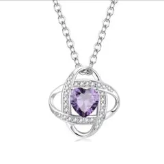 【完売品】2月誕生石 ネックレス レディース 「終わりの愛」 アメジスト