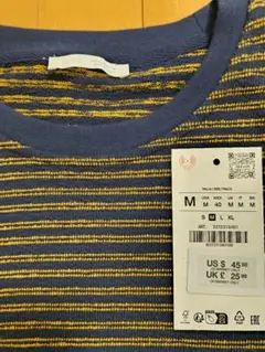 ⭐️新品⭐️ZARA ジャガードボーダーTシャツ オーバーサイズのサムネイル