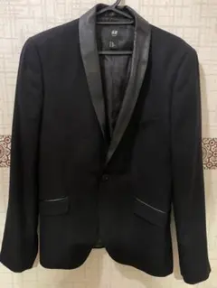 H&M スリムフィット ブラックジャケット US 36R