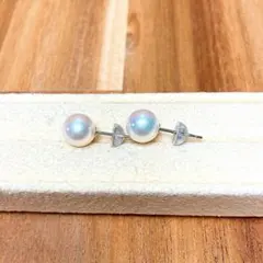 百貨店商品総本店】2602天女級プラチナPTアコヤ真珠8.0-8.5