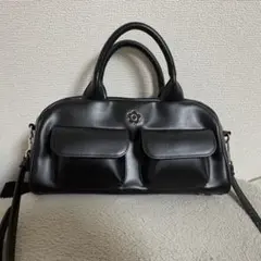 マリークワント Wフラップポケットデイジー2WAYトート