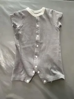 グレー 半袖ボディスーツ サイズ70