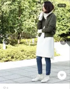 niko and ... キルトノーカラーMA-1 ジャケット　Mサイズ