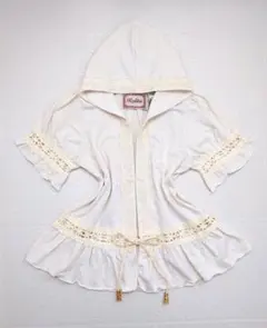 LIZLISA系 新品 タグ付き レース付き フリル パーカー Mサイズのサムネイル