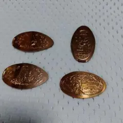 ディズニー スーベニアメダル 4種