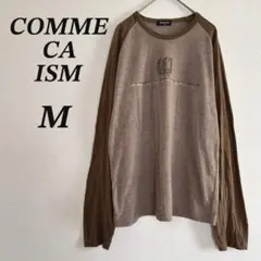 【美品】COMME CA ISM コムサイズム ロングTシャツ M ブラウン