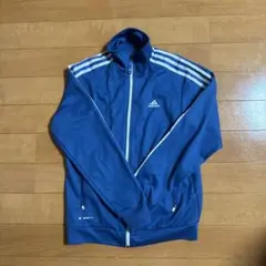 adidas トラックジャケット ブルー