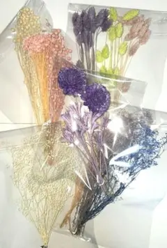 アレンジメント用資材セット　ドライフラワーなど