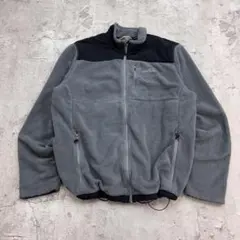Eddie Bauer　POLARTEC　フリースジャケット　古着　グレー　XL