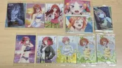 5等分の花嫁 カードセット 11枚まとめ