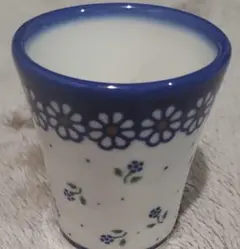ポーランド食器 ワインカップ 花柄