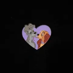 海外 ディズニー WDW ピンバッジ わんわん物語 レディ トランプ ピンバッチ ディズニー 海外 WDW レディ＆トランプ わんわん物語 ピンバッジ