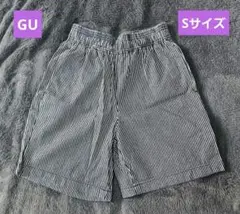 GU ヒッコリーデニムシェフショーツ ハーフパンツ Sサイズのサムネイル